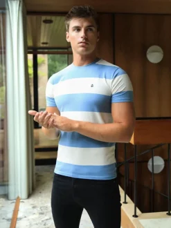 T-Shirts*Blakely Clothing Alassio Stripe T-Shirt