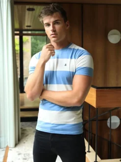 T-Shirts*Blakely Clothing Alassio Stripe T-Shirt