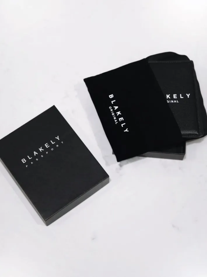 Sale*Blakely Clothing Blk Passport Holder