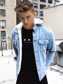 Sale*Blakely Clothing Camden Hooded Denim Jacket