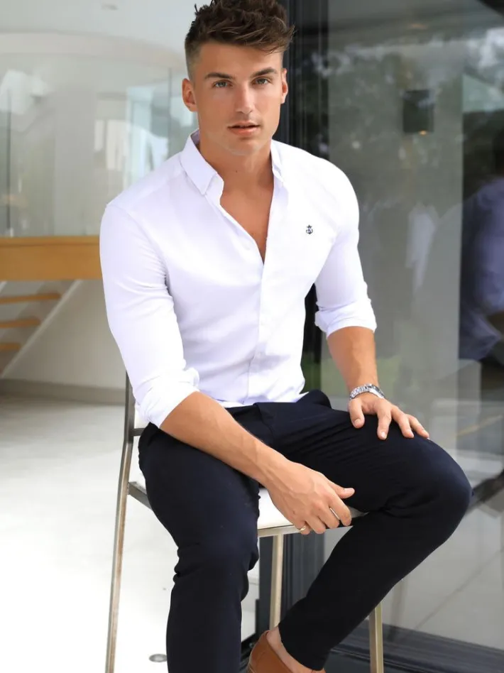 Trending*Blakely Clothing Caspian Fitted Stretch Shirt