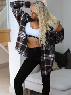 Bodysuits & Tops*Blakely Clothing Dayton Oversized Check Shirt