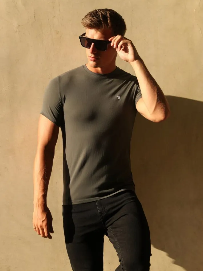 T-Shirts*Blakely Clothing Initial Crew T-Shirt