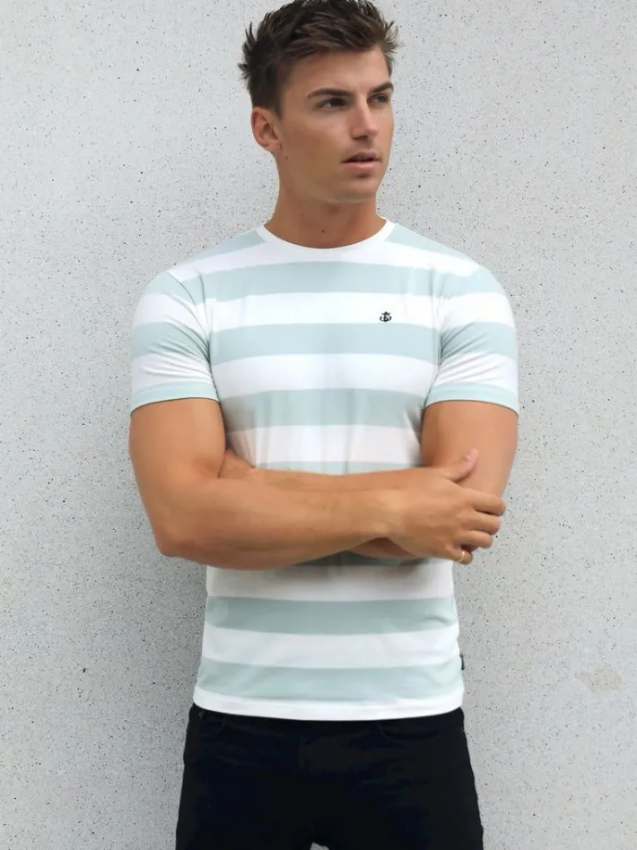 T-Shirts*Blakely Clothing Loano Stripe T-Shirt