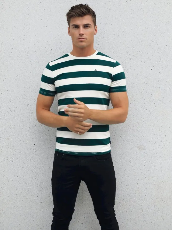 T-Shirts*Blakely Clothing Loano Stripe T-Shirt