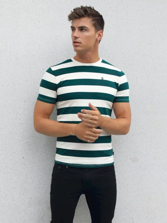 T-Shirts*Blakely Clothing Loano Stripe T-Shirt