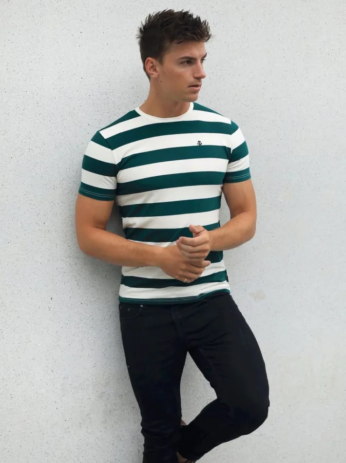 T-Shirts*Blakely Clothing Loano Stripe T-Shirt