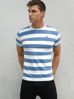 T-Shirts*Blakely Clothing Loano Stripe T-Shirt