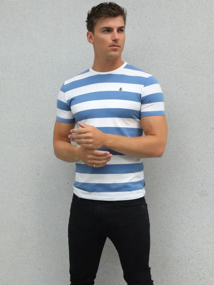 T-Shirts*Blakely Clothing Loano Stripe T-Shirt