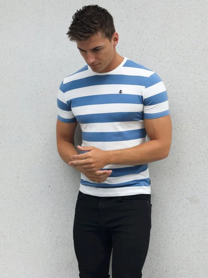 T-Shirts*Blakely Clothing Loano Stripe T-Shirt