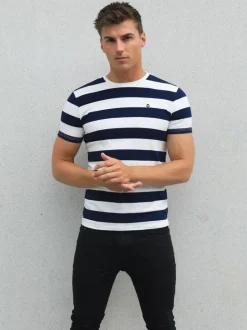 T-Shirts*Blakely Clothing Loano Stripe T-Shirt