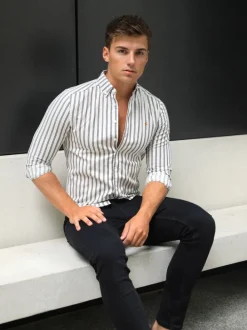 Sale*Blakely Clothing Savona Stripe Shirt