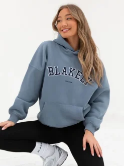 Trending*Blakely Clothing Varsity Oversized Hoodie