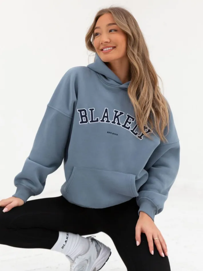 Trending*Blakely Clothing Varsity Oversized Hoodie