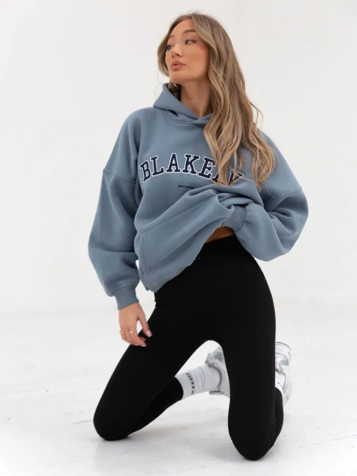 Trending*Blakely Clothing Varsity Oversized Hoodie