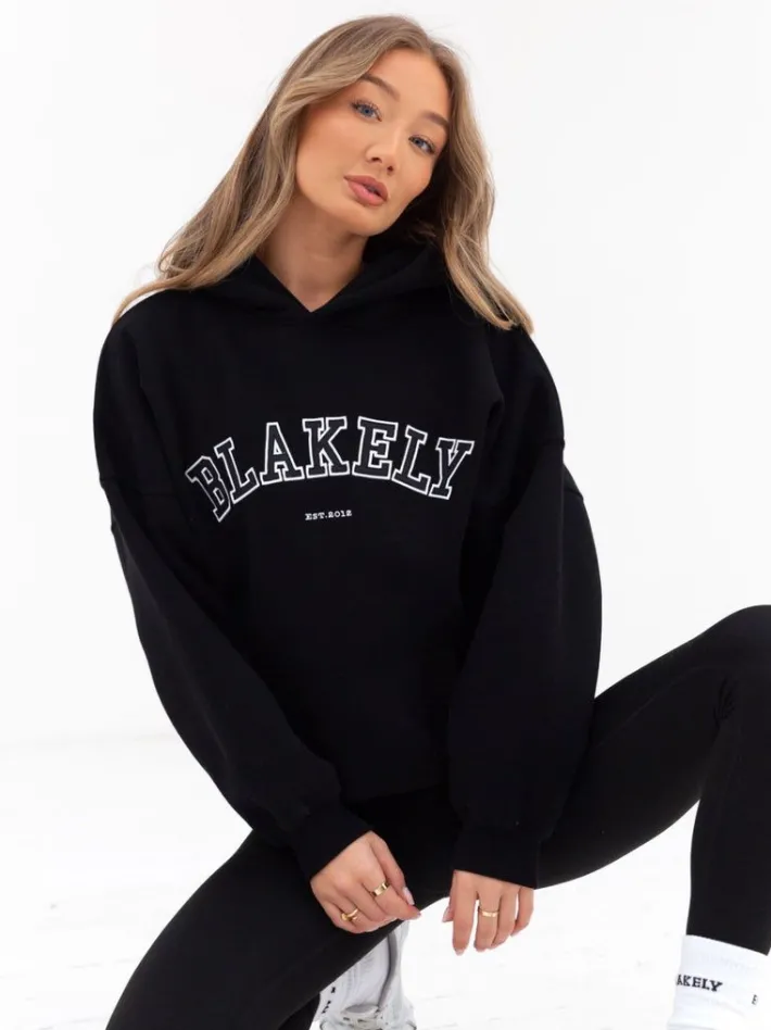 Trending*Blakely Clothing Varsity Oversized Hoodie