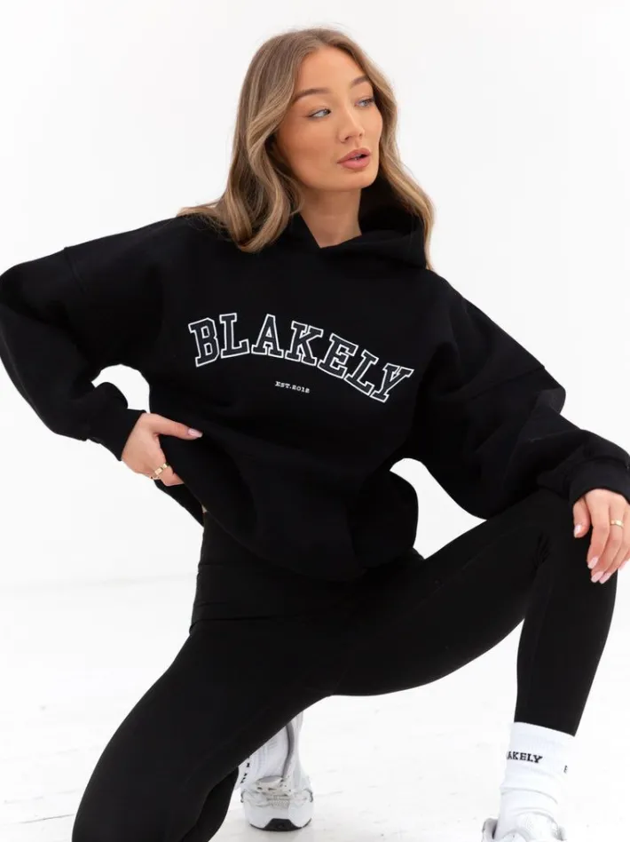 Trending*Blakely Clothing Varsity Oversized Hoodie