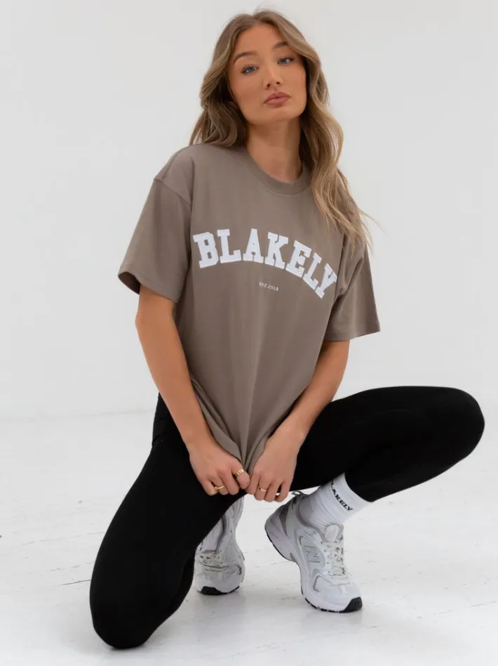 Bodysuits & Tops*Blakely Clothing Varsity Oversized T-Shirt