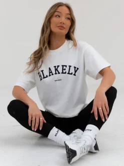 Bodysuits & Tops*Blakely Clothing Varsity Oversized T-Shirt